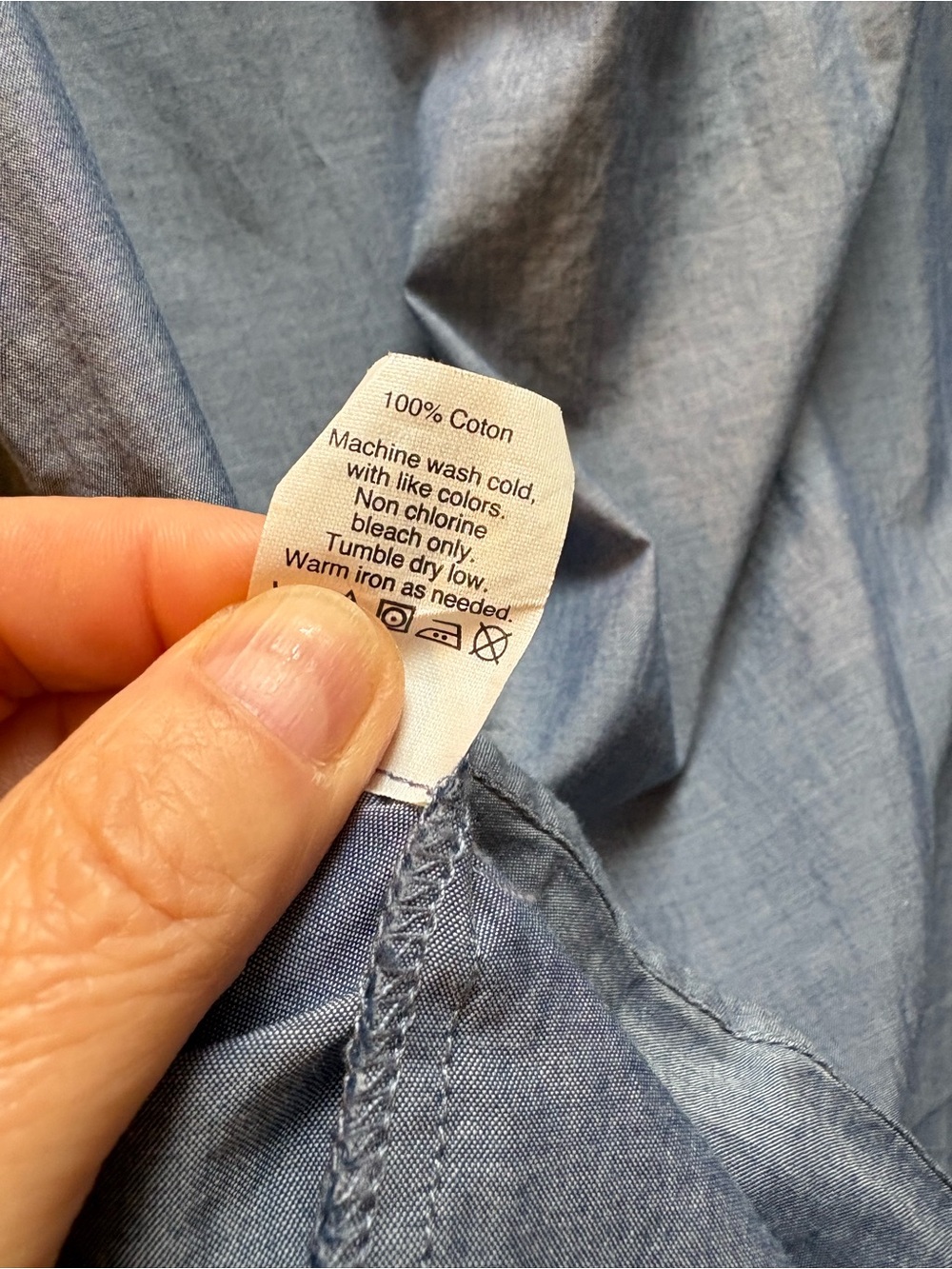 J. Crew Lightweight Long-Sleeve Chambray Shirt in Blue - Picture 6 of 6